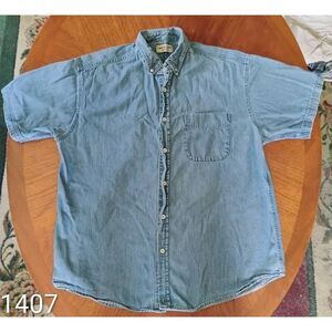 Faded Glory Jeans Co. Denim Shirt Size: XL #1407